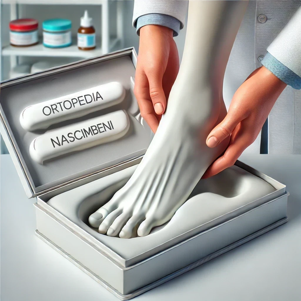 Rilievo calco del piede